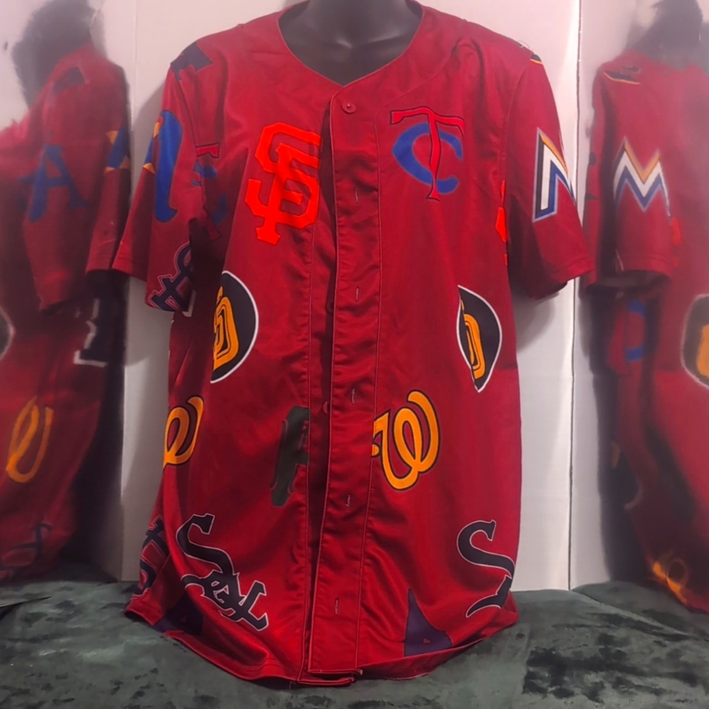 Rebel minds medium jersey red